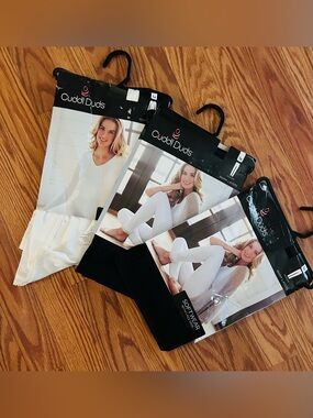 Cuddl Duds Softwear Warm Layers Bundle NWT 1X BUNDLE 3 Pc 2 Leggings 1 Top
